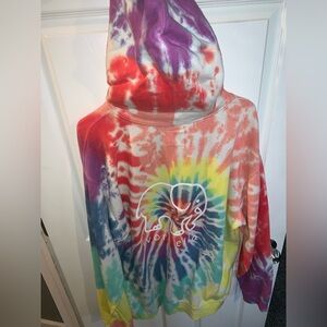 NWOT Ivory Ella Colorful Tie-Dye Hoodie